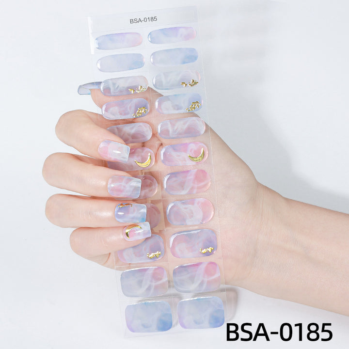 Decorative Floral Nail Wraps