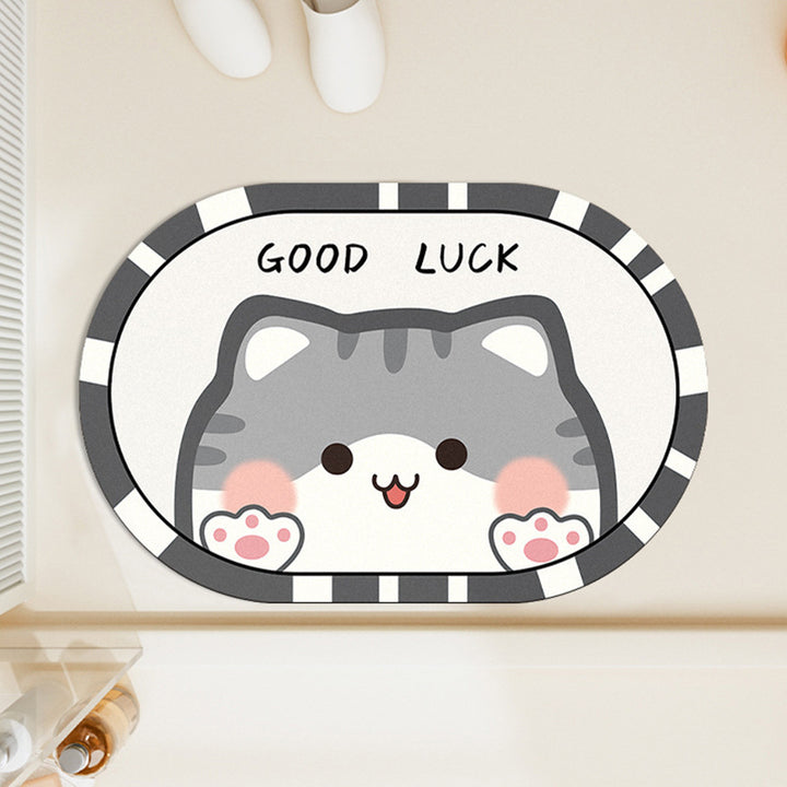 Panda-Themed Decorative Bath Mat