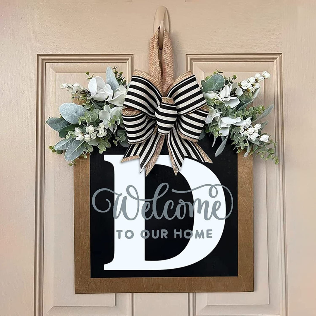 Customizable Welcome Door Sign