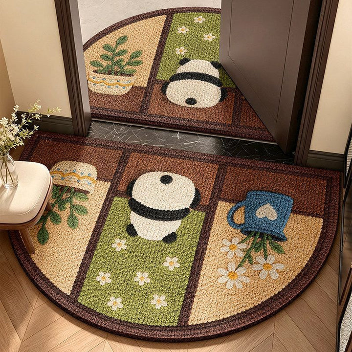 Cat-Themed Round Area Rug