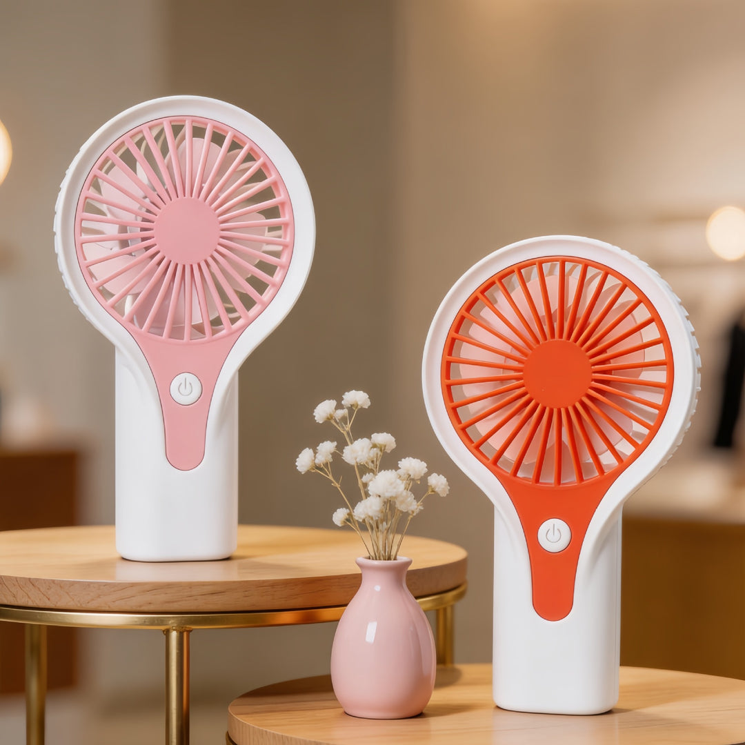 Portable USB Hand Fan with Ergonomic Handle and Variable Speed Control Kalsten