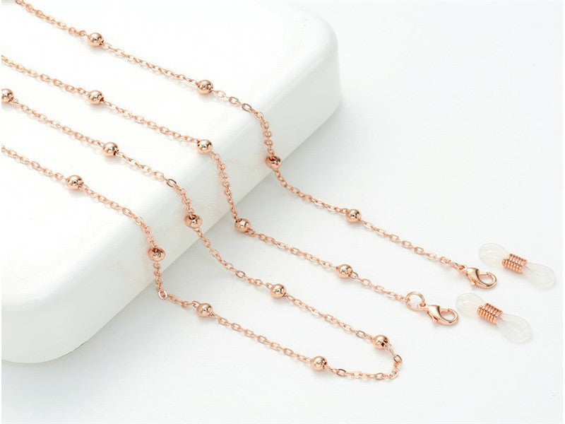 Silver Beaded Eyewear Chain Kalsten