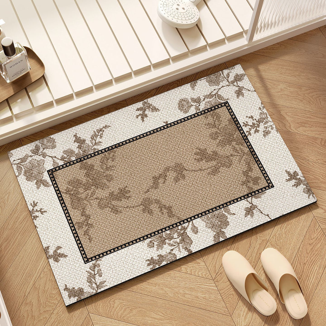 Elegant Floral-Patterned Area Rug