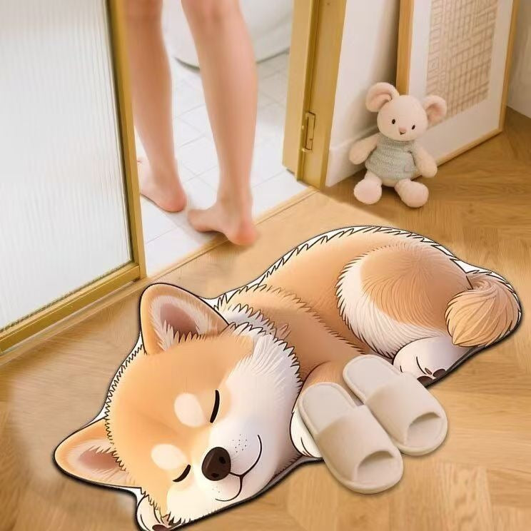Cat-Themed Memory Foam Bath Mat Kalsten