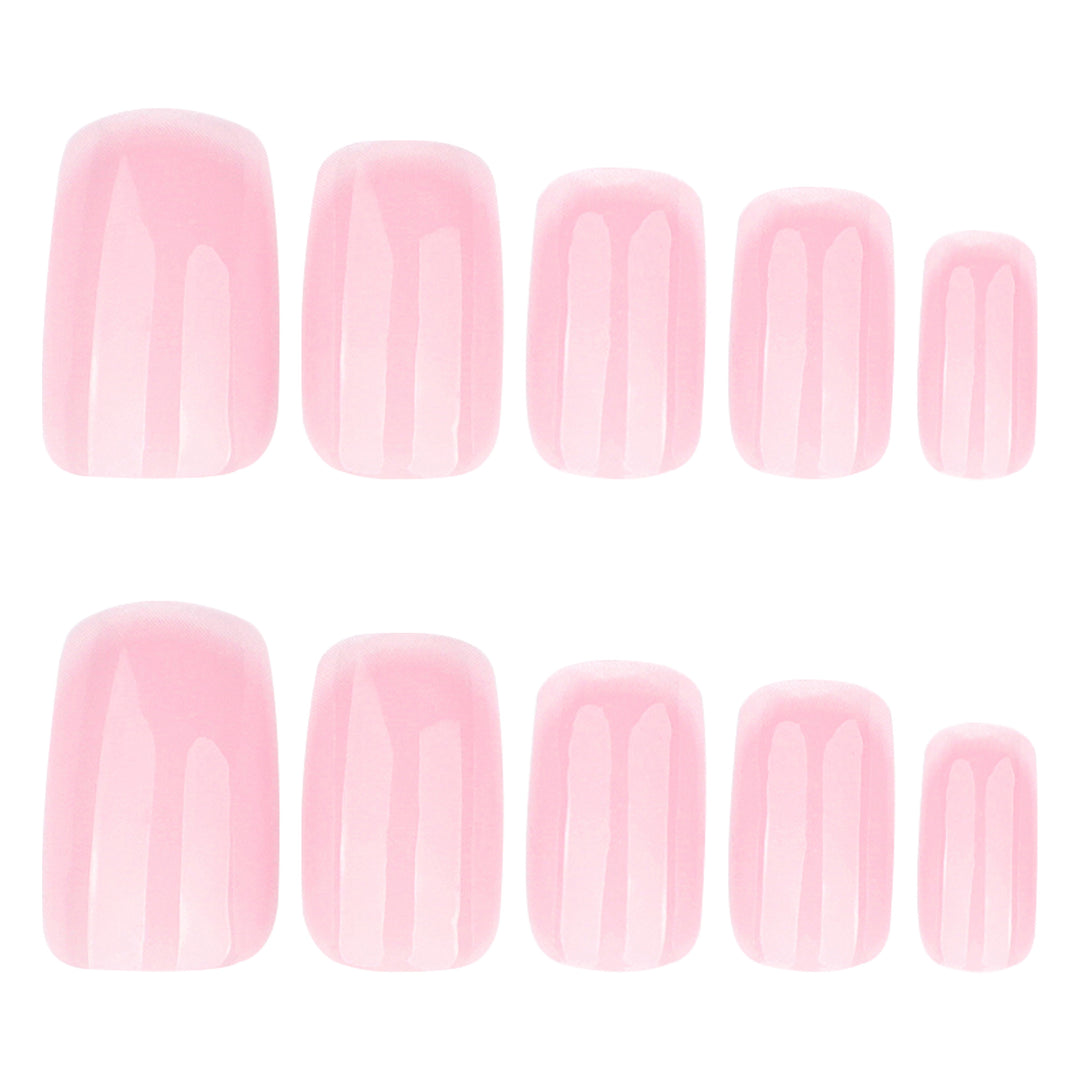 Artificial nail extensions with elegant ombre effect Kalsten