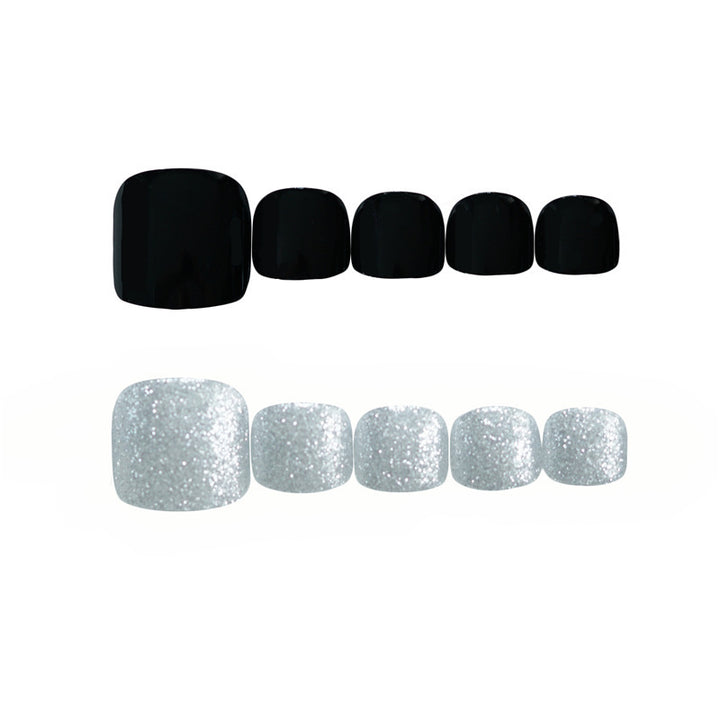 Glitter Matte Press-On Toenails Kalsten