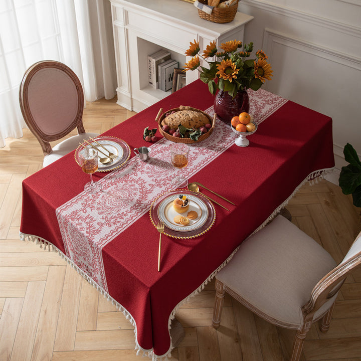 Decorative Fringed Table Runner