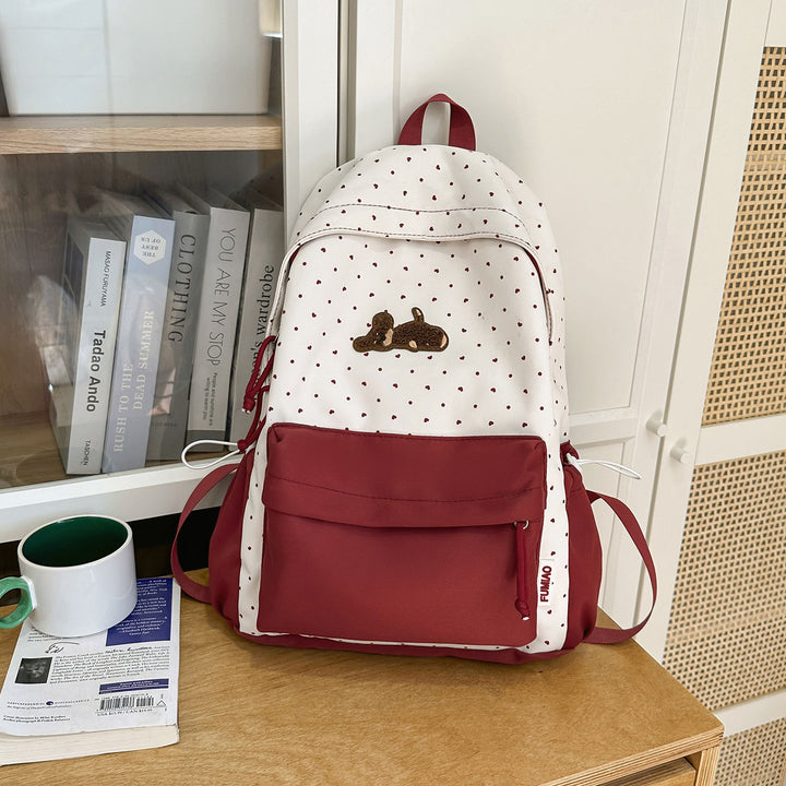 Playful Polka Dot Animated Backpack Kalsten