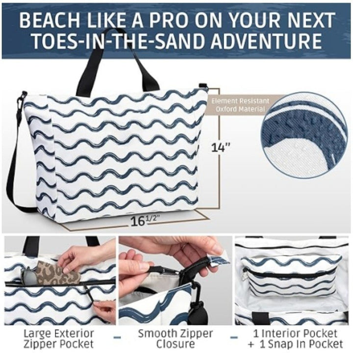 Trendy Sports Bag with Separate Cosmetic Pouch Kalsten