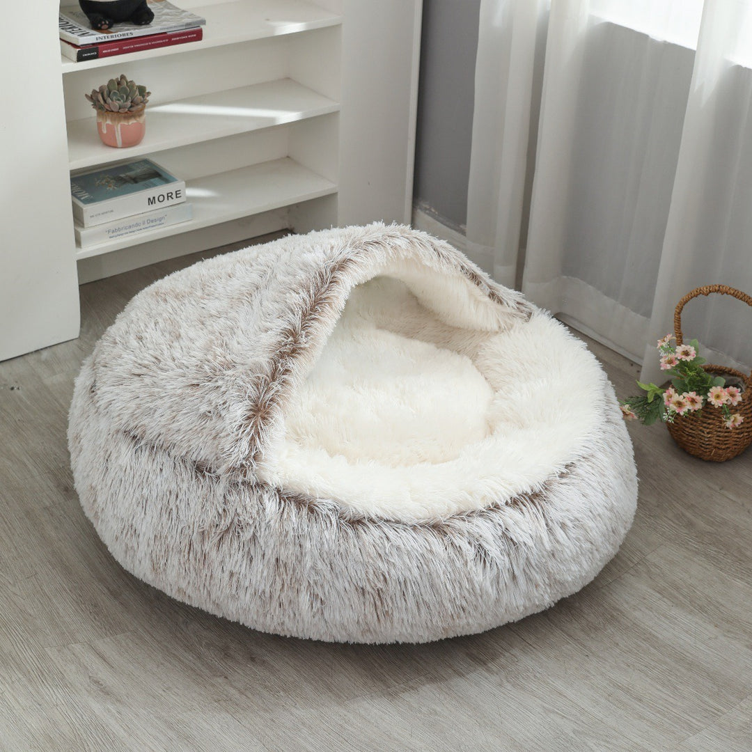 Women's cozy round pet bed Kalsten
