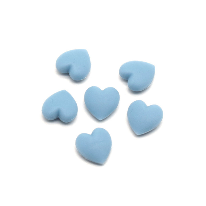 Decorative Heart Shaped Rubber Charms Kalsten
