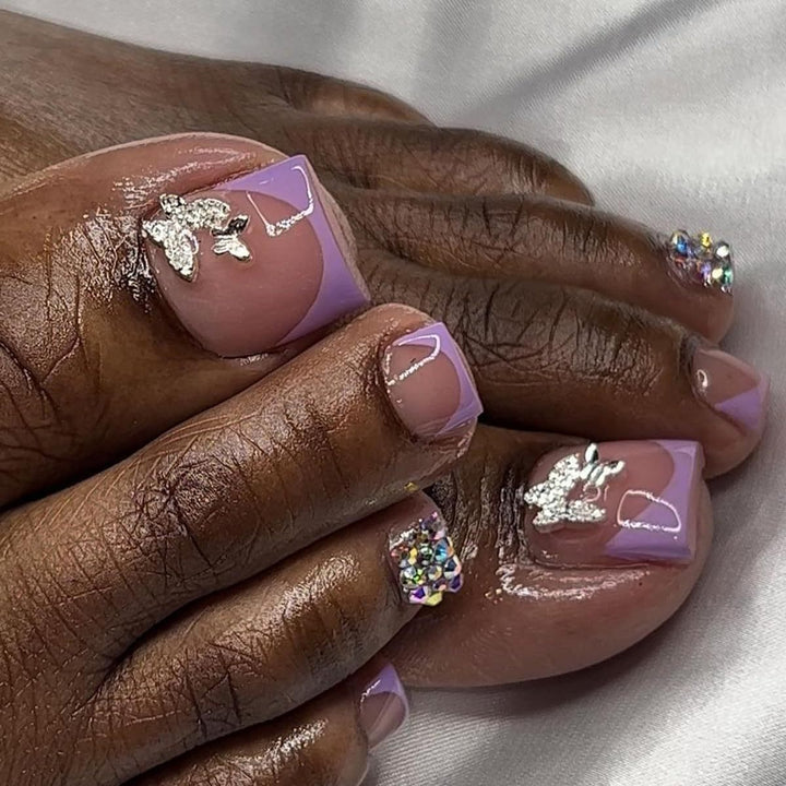 Nail art set with sparkling accents Kalsten