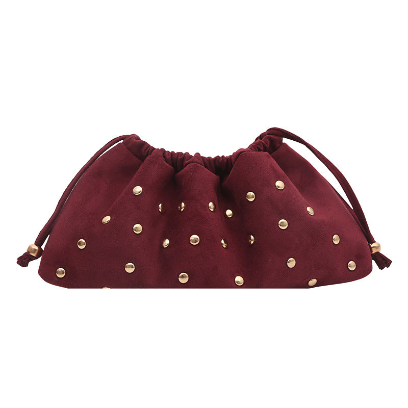 WoChic Studded Drawstring Clutch Bag Kalsten