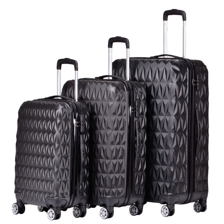 Unisex Textured Hard Shell Cabin Suitcase Kalsten