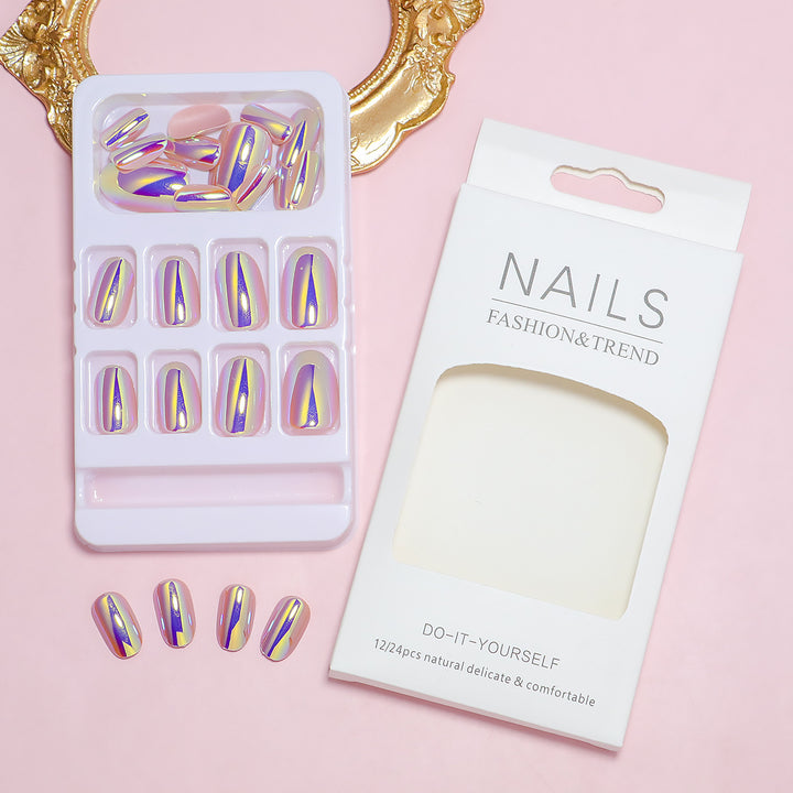 Premium Mirror Finish Press-On Nail Set Kalsten