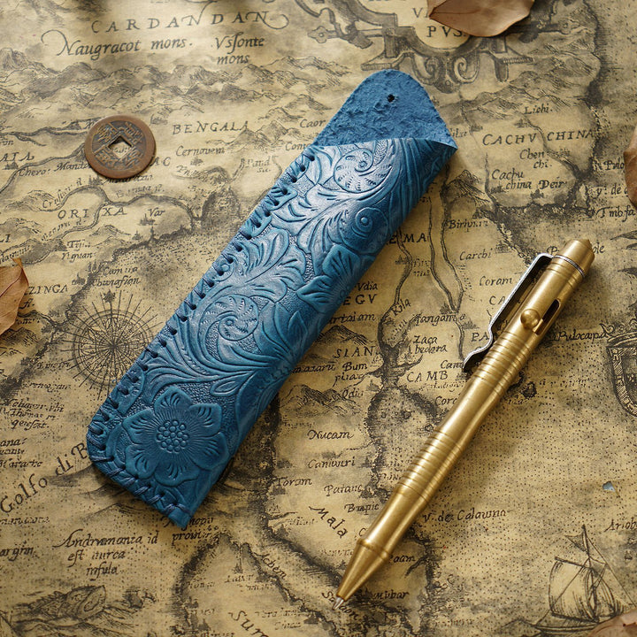 Handmade Leather Pen Case