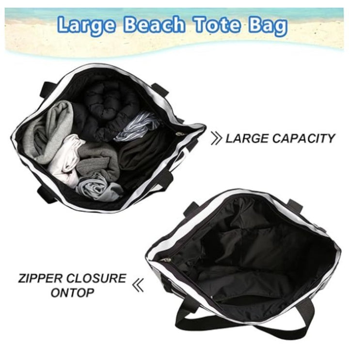 Practical beach bag with multiple compartments Kalsten