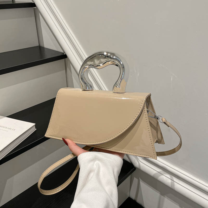 WoChic Patent Leather Handheld Purse Kalsten