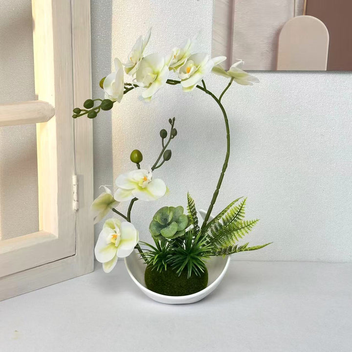 Elegant Artificial Orchid Floral Display