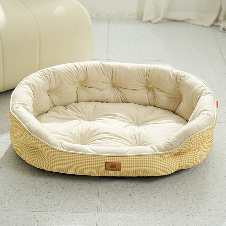 Elegant Ruffled Dog Bed