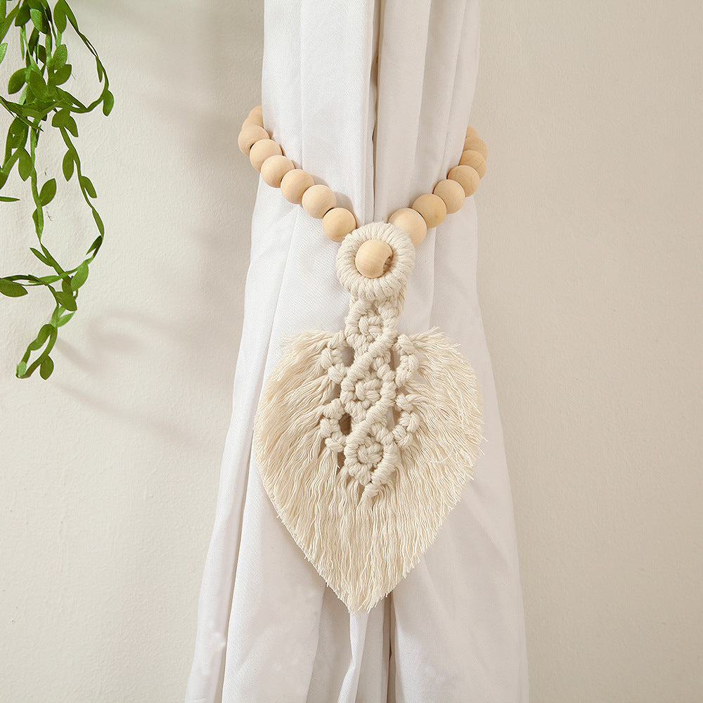 Macrame Curtain Tieback Holder Kalsten