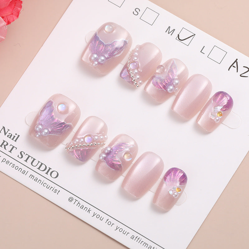 Artistic Press-On Nail Set Kalsten