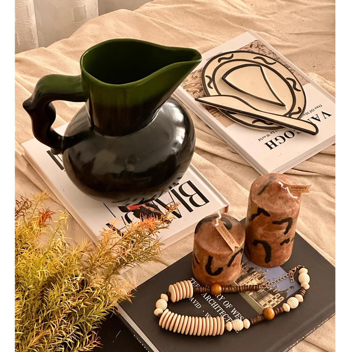 Decorative Ceramic Water Pitcher