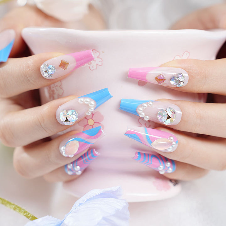 Glamorous Designer Press-On Nail Art Set Kalsten