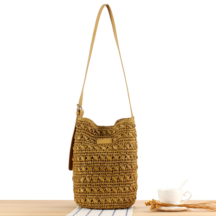 Shoulder bag with modern macrame design Kalsten