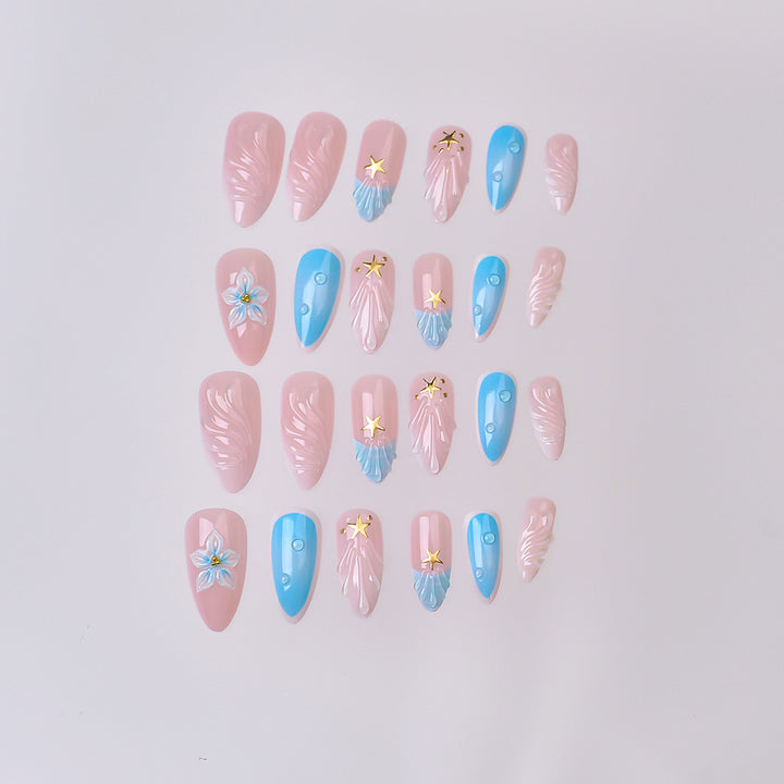 Decorative Press-On Nail Art Set Kalsten 1787294254
