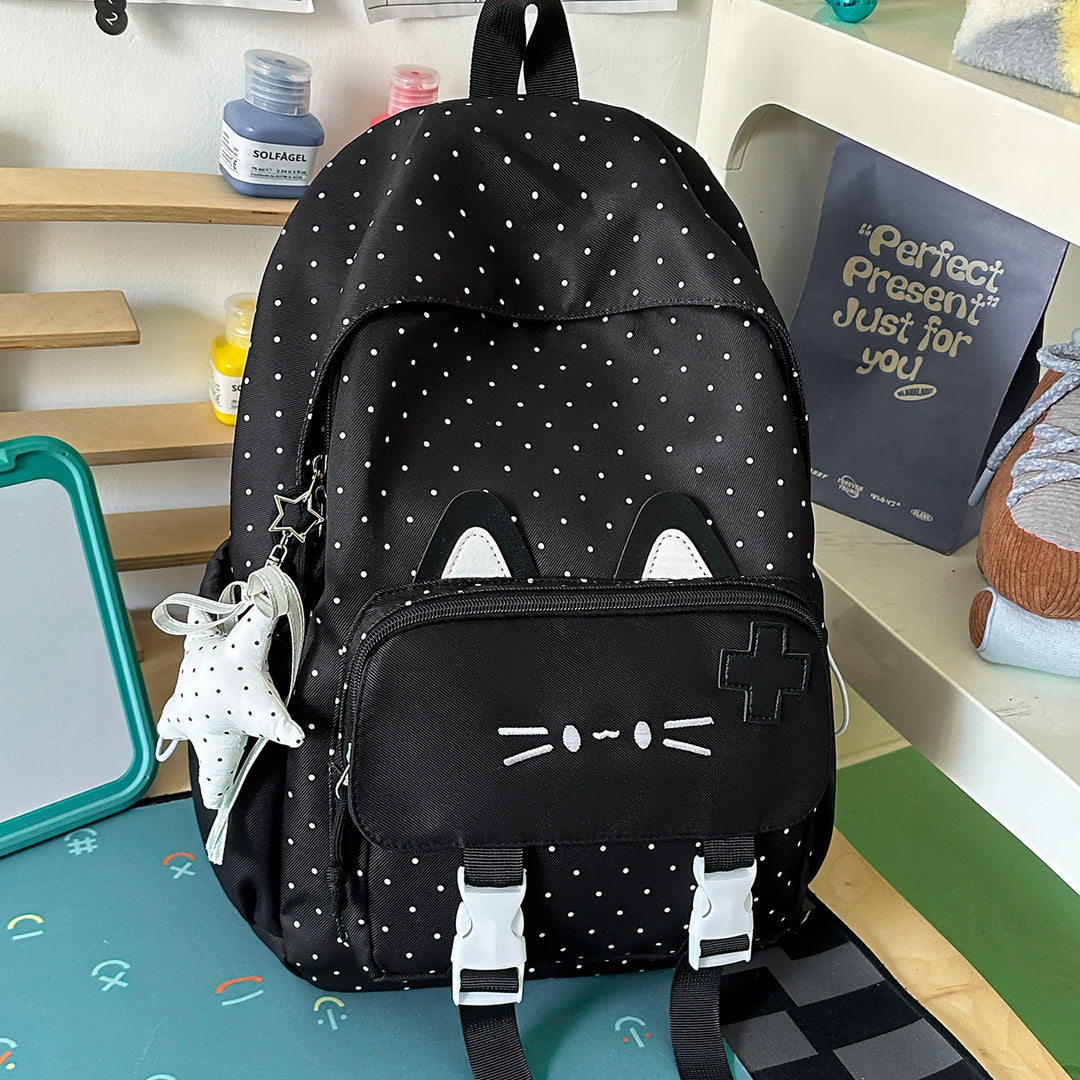 Playful Cat-Themed Backpack