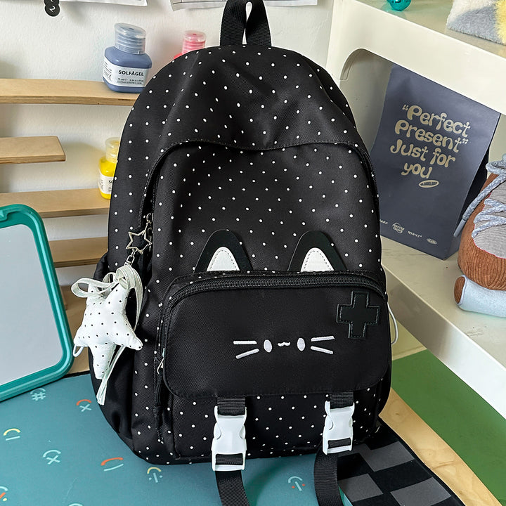 Playful Cat-Themed Backpack