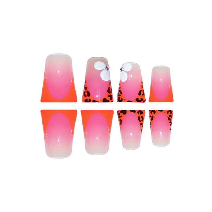 Decorative Leopard Print Press-On Nails Kalsten