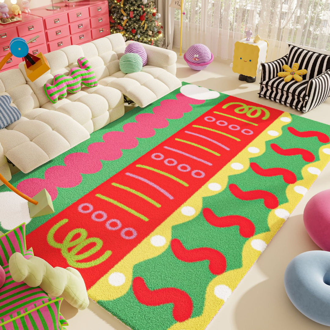 Playful Patterned Area Rug
