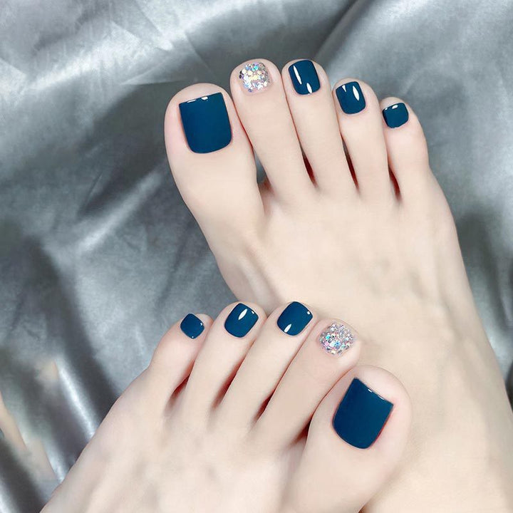 Decorative Crystal-Embellished Press-On Nails Kalsten