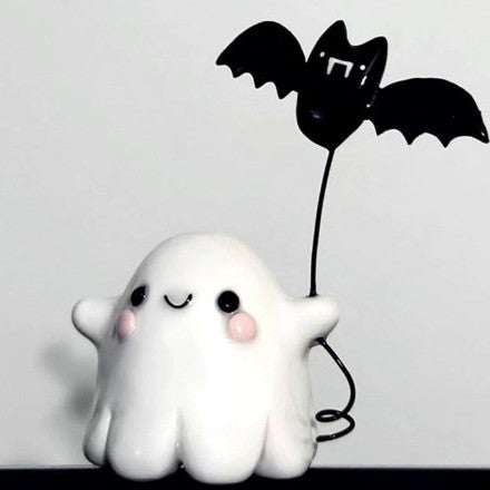Whimsical Ghost Figurine Decoration Kalsten