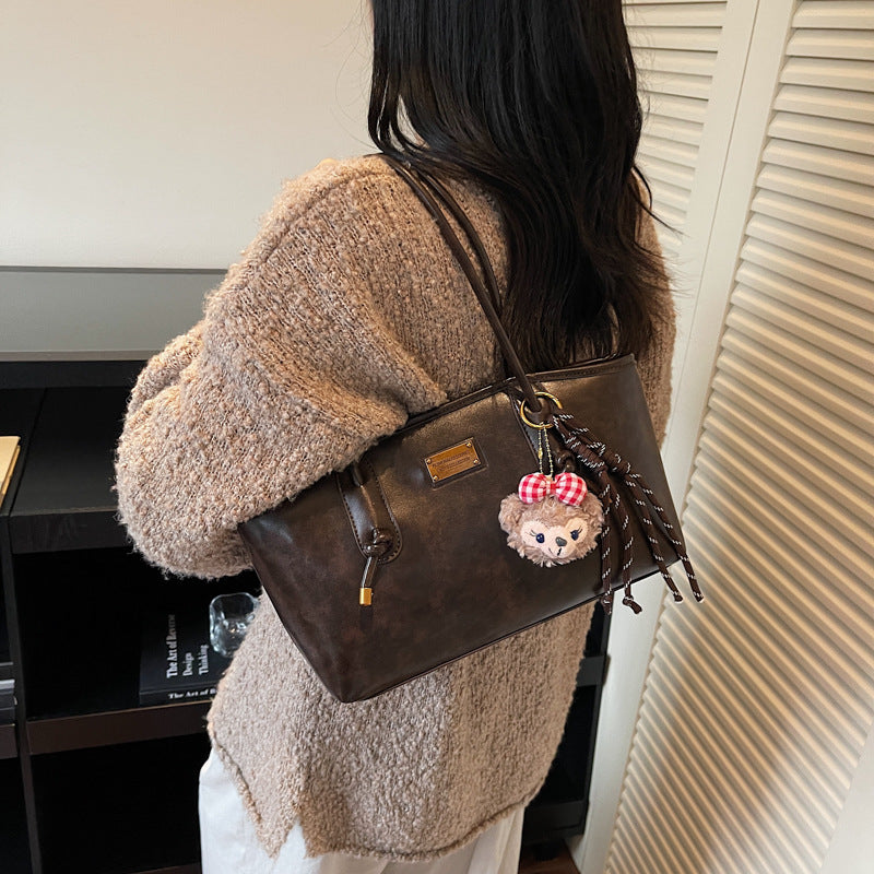 Elegant Structured Leather Handbag Kalsten