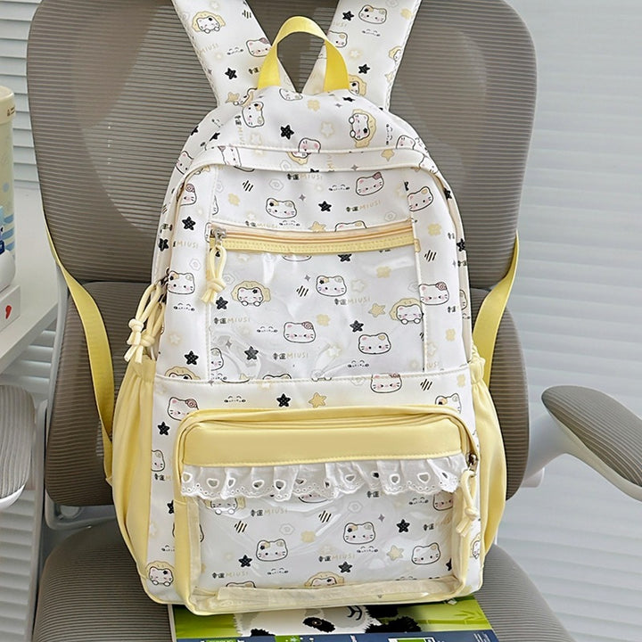 Cute Character-Themed School Backpack