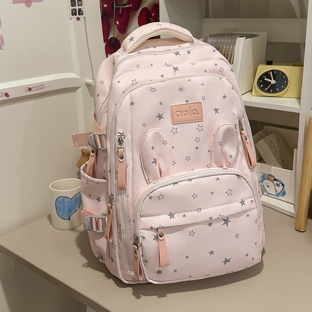 Star Print Multi-Functional Backpack Kalsten