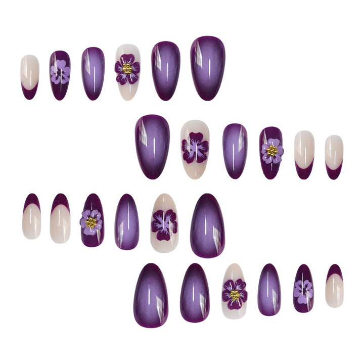Floral 3D Press-On Nail Extensions Kalsten