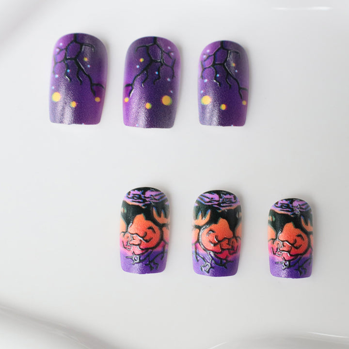 Artistic Halloween Nail Art Enhancements Kalsten
