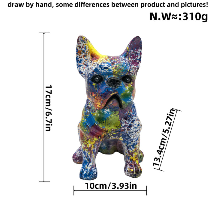 Decorative figure of a French Bulldog Kalsten