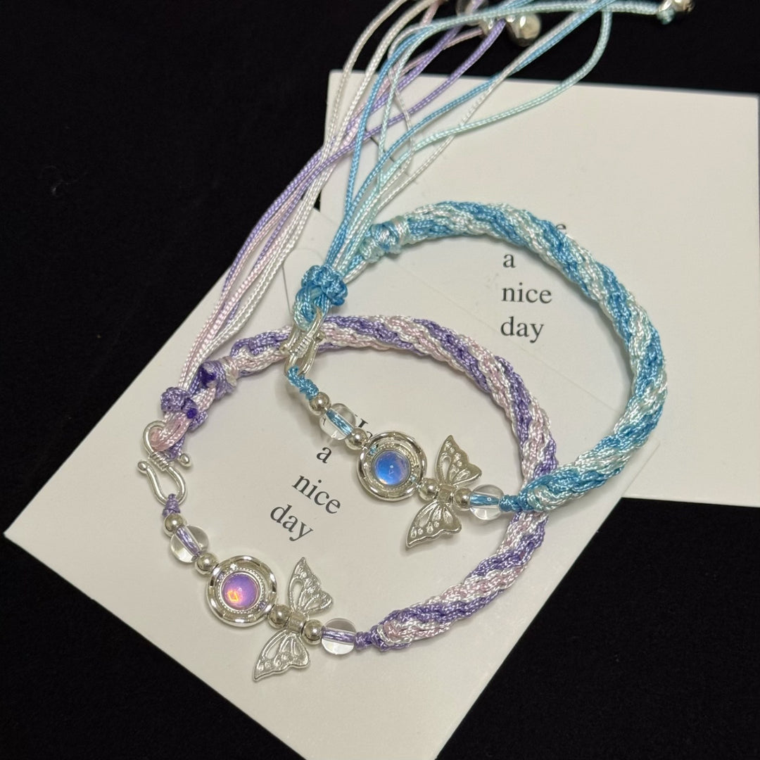 Butterfly Charm Adjustable Friendship Bracelet Kalsten