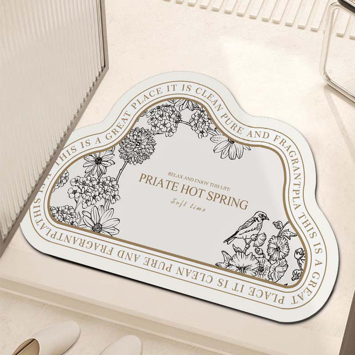 Decorative Cloud-Shaped Area Mat