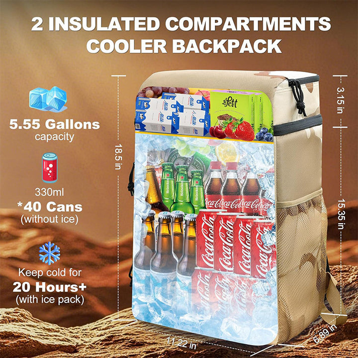 Insulated Outdoor Cooler Backpack