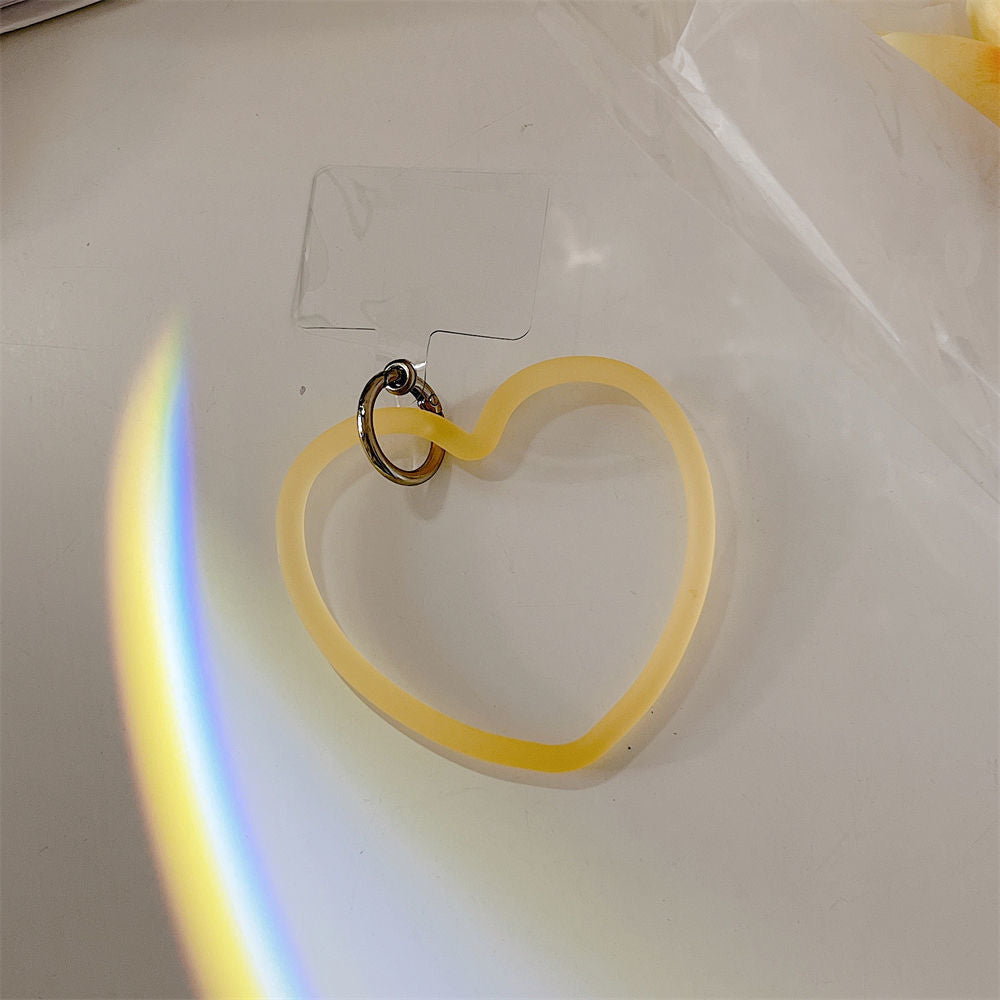 Heart-Shaped Silicone Tag Holder Kalsten