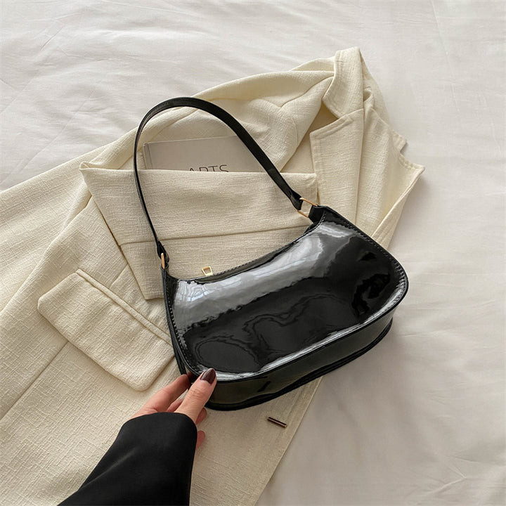 Chic Patent Leather Shoulder Bag Kalsten
