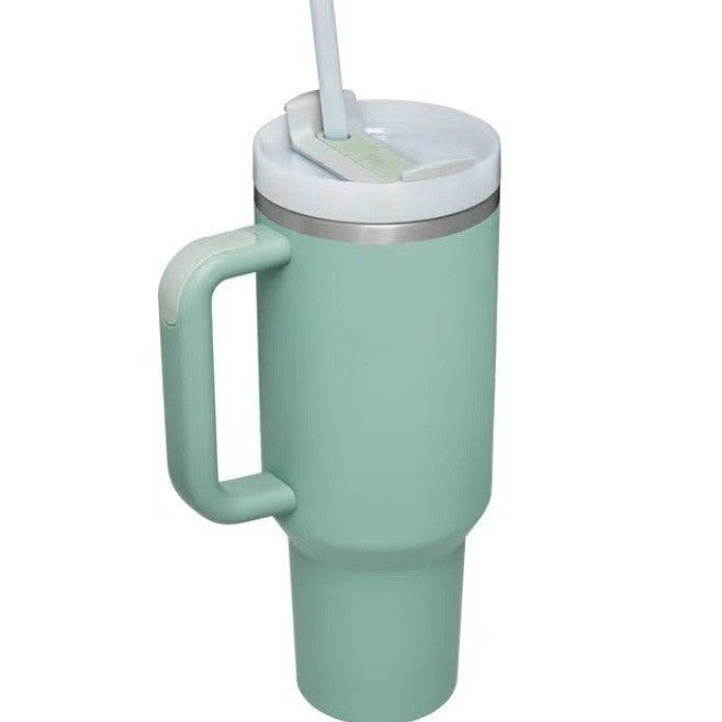 Ladies Insulated Mug with Handle and Practical Straw Kalsten