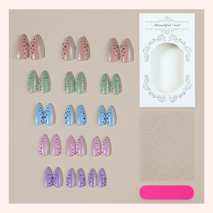 Creative nail art set with artistic patterns Kalsten