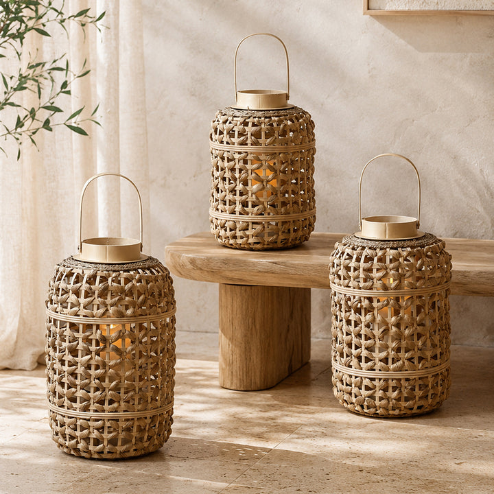 Decorative Rattan Lantern Kalsten